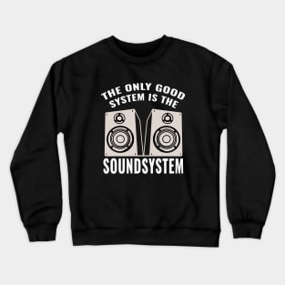 Backprint Speakers Bass Soundsystem Crewneck Sweatshirt